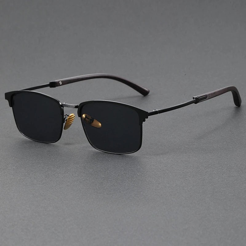 Luna | Women's Polarized UV400 Half-Frame Browline Sunglasses