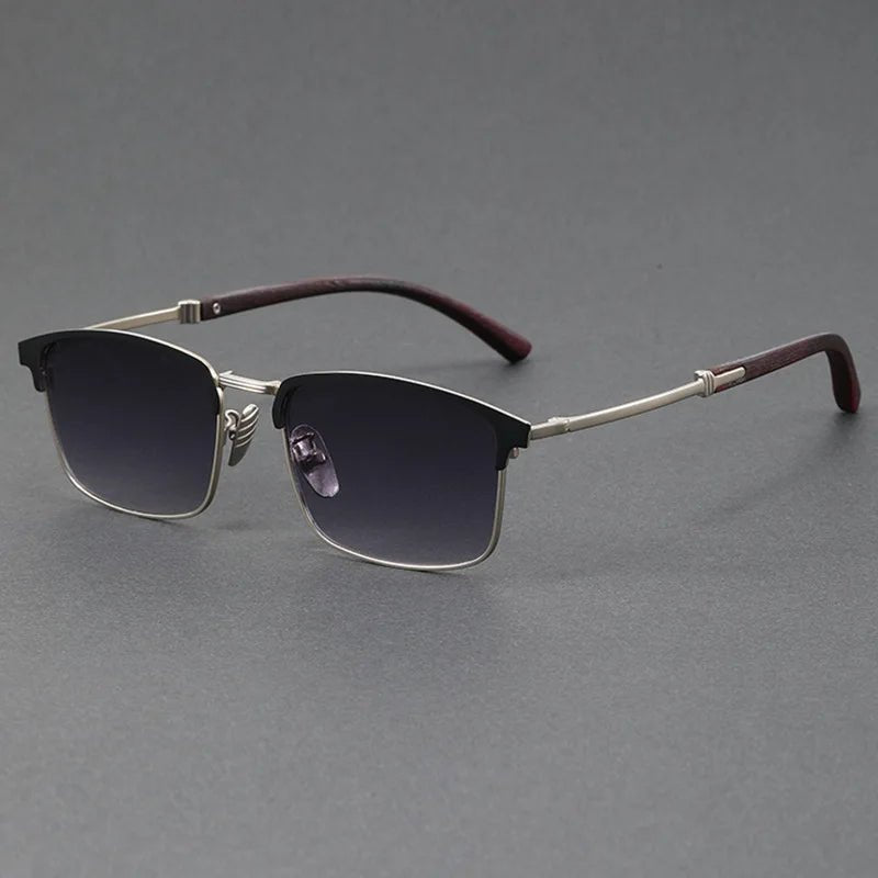Luna | Women's Polarized UV400 Half-Frame Browline Sunglasses