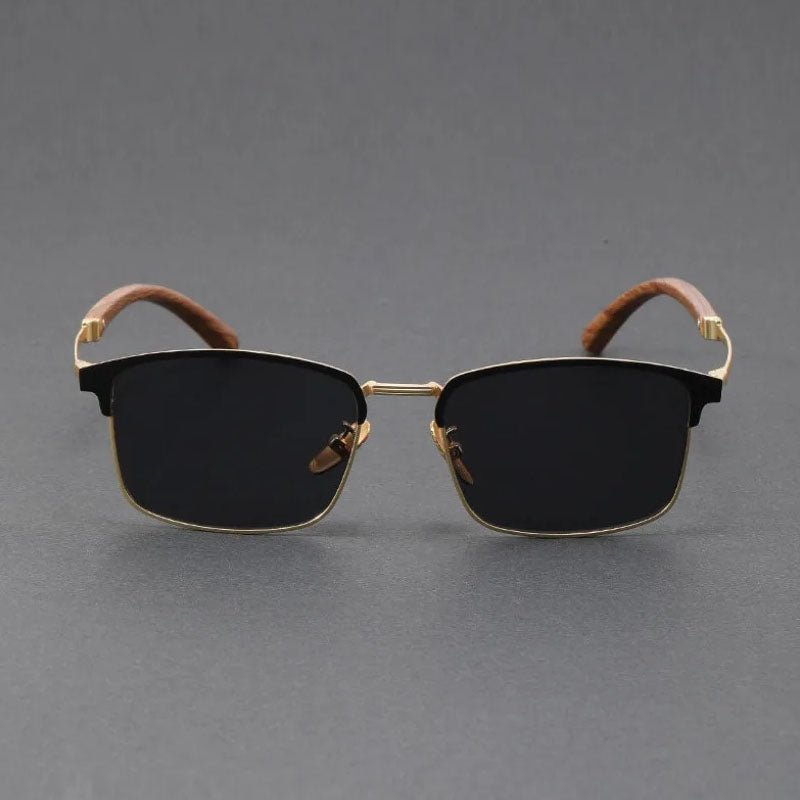 Luna | Women's Polarized UV400 Half-Frame Browline Sunglasses