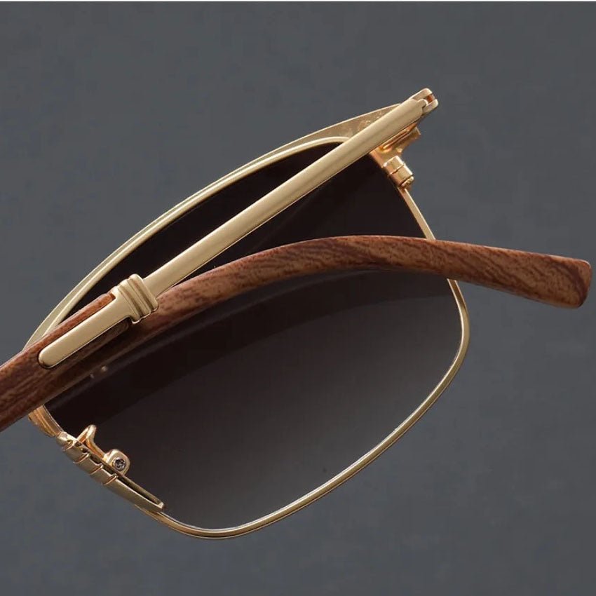 Luna | Women's Polarized UV400 Half-Frame Browline Sunglasses