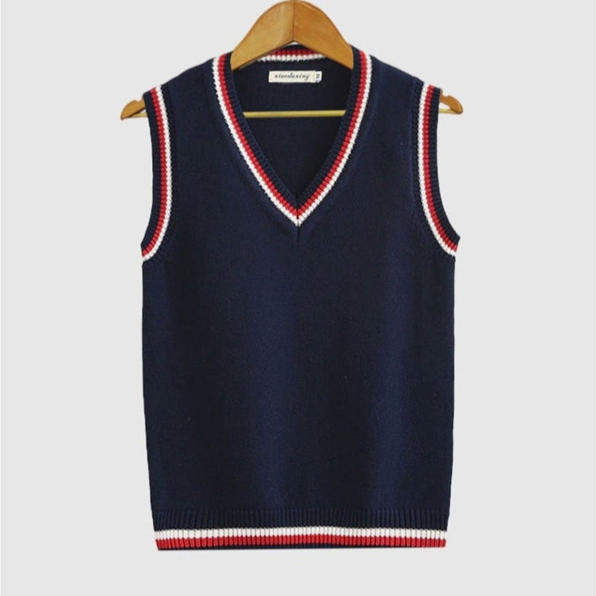 Women's Cable Knit Sweater Vest, V-Neck, Sleeveless, Ribbed Trim