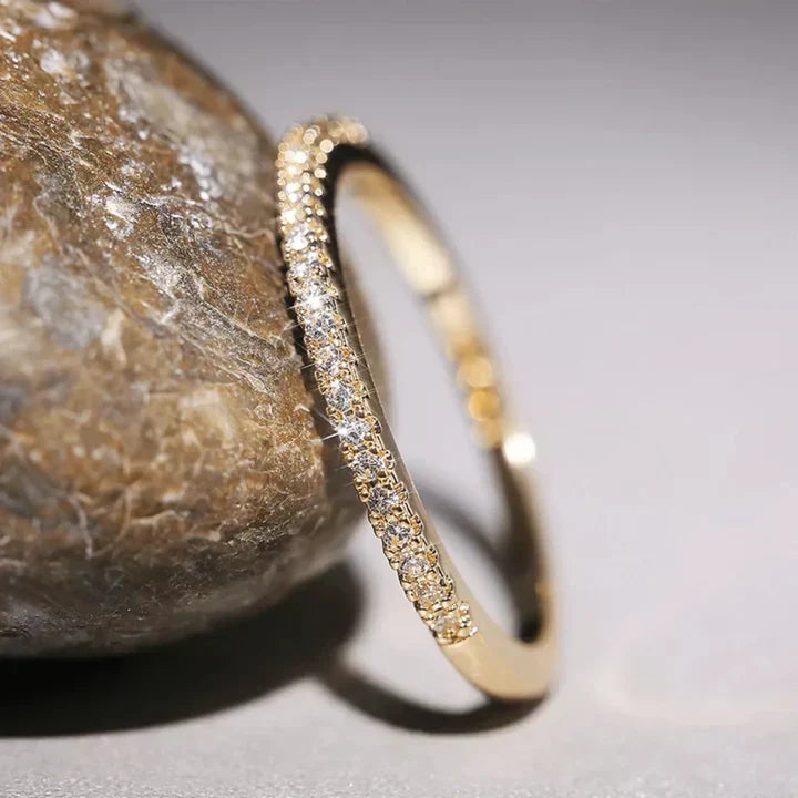 White Gold Statement Ring for Women | Palmina Verdalis Design