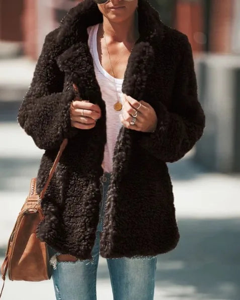 Tia | Women's Soft Teddy Coat