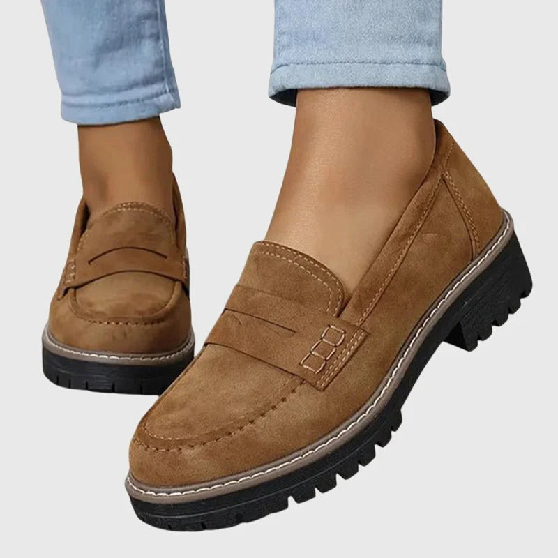 Timeless suede loafers