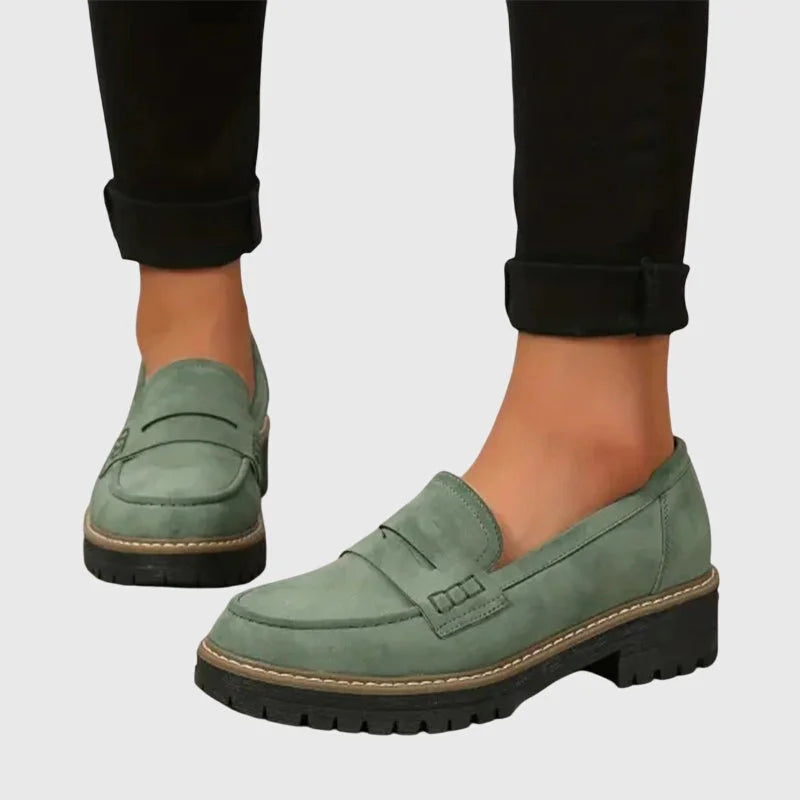 Timeless suede loafers