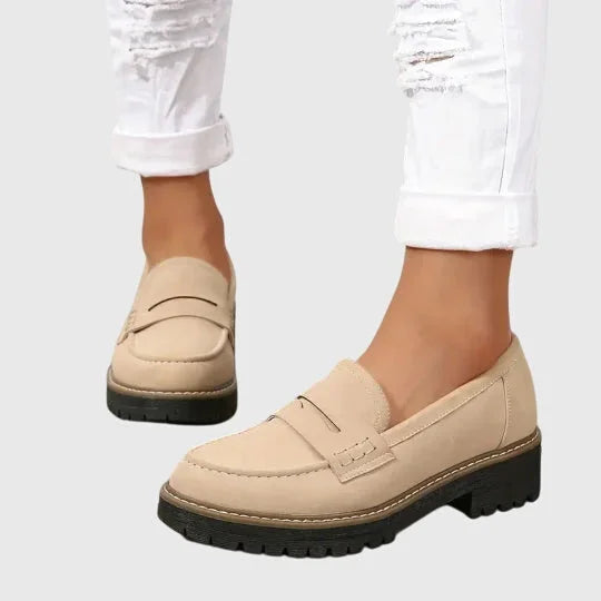 Timeless suede loafers