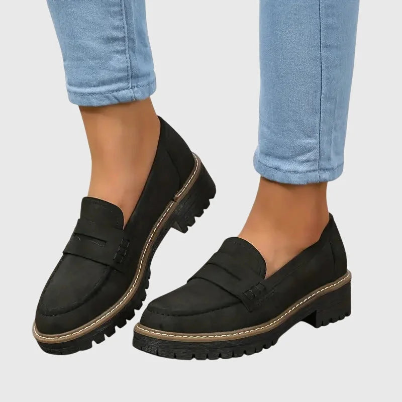 Timeless suede loafers