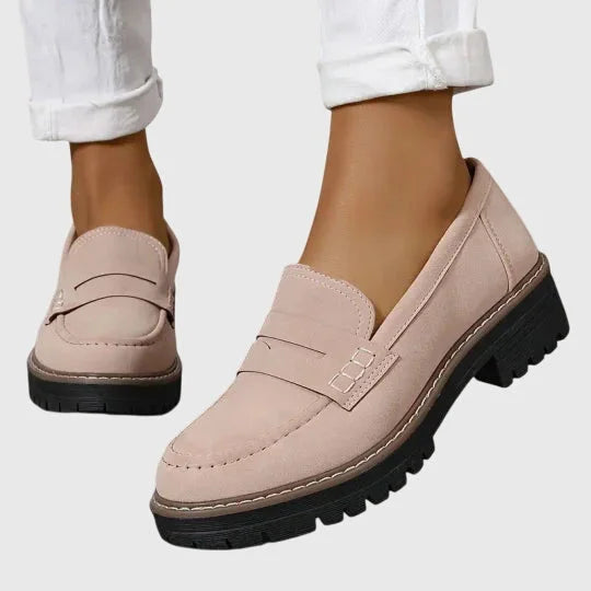 Timeless suede loafers