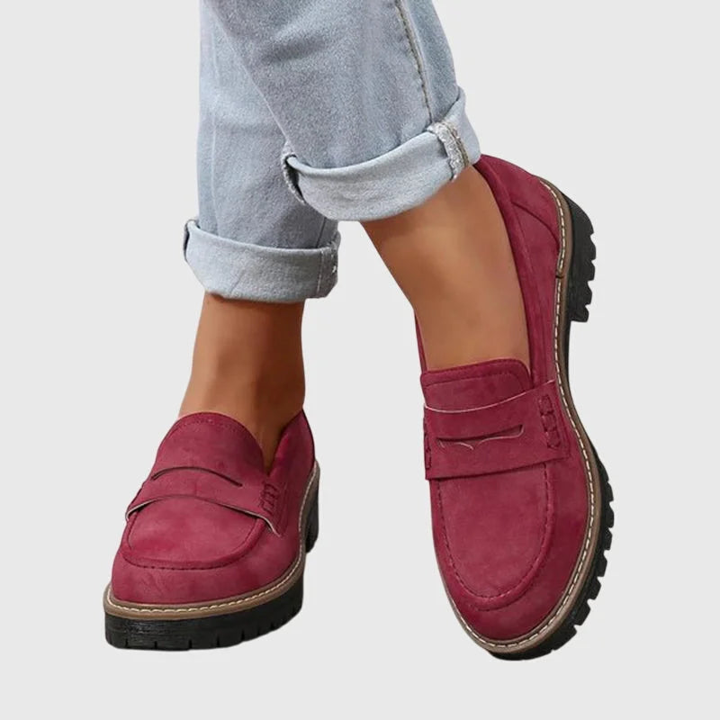 Timeless suede loafers