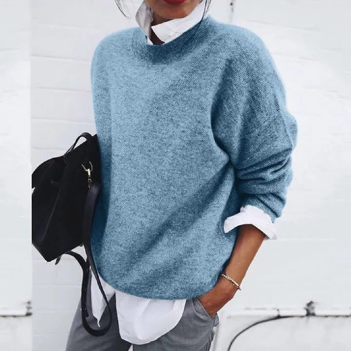 Tira | Knit Sweater with Crew Neck for Women