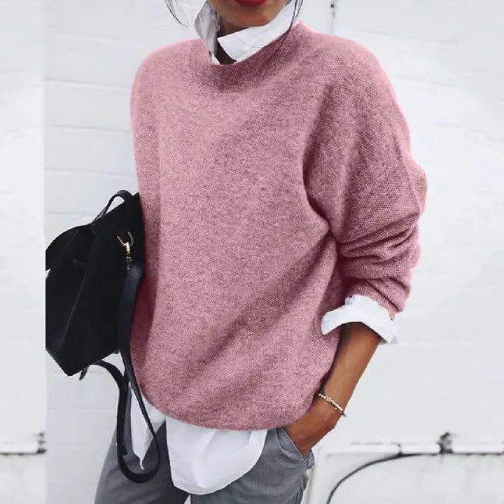 Tira | Knit Sweater with Crew Neck for Women
