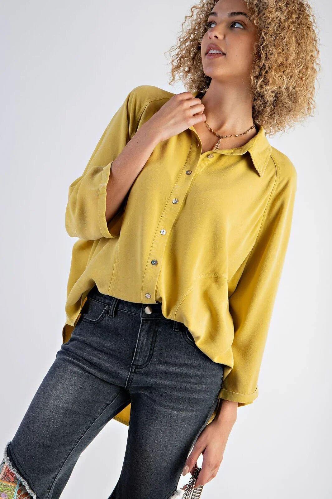 Tracy | Women's Button Up Shirt with Collar