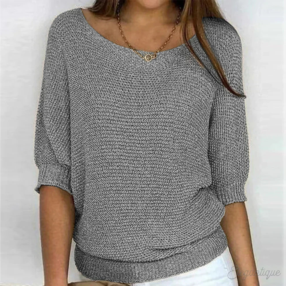 Women's Classic Winter Sweater – Long Sleeve Knit Sweater
