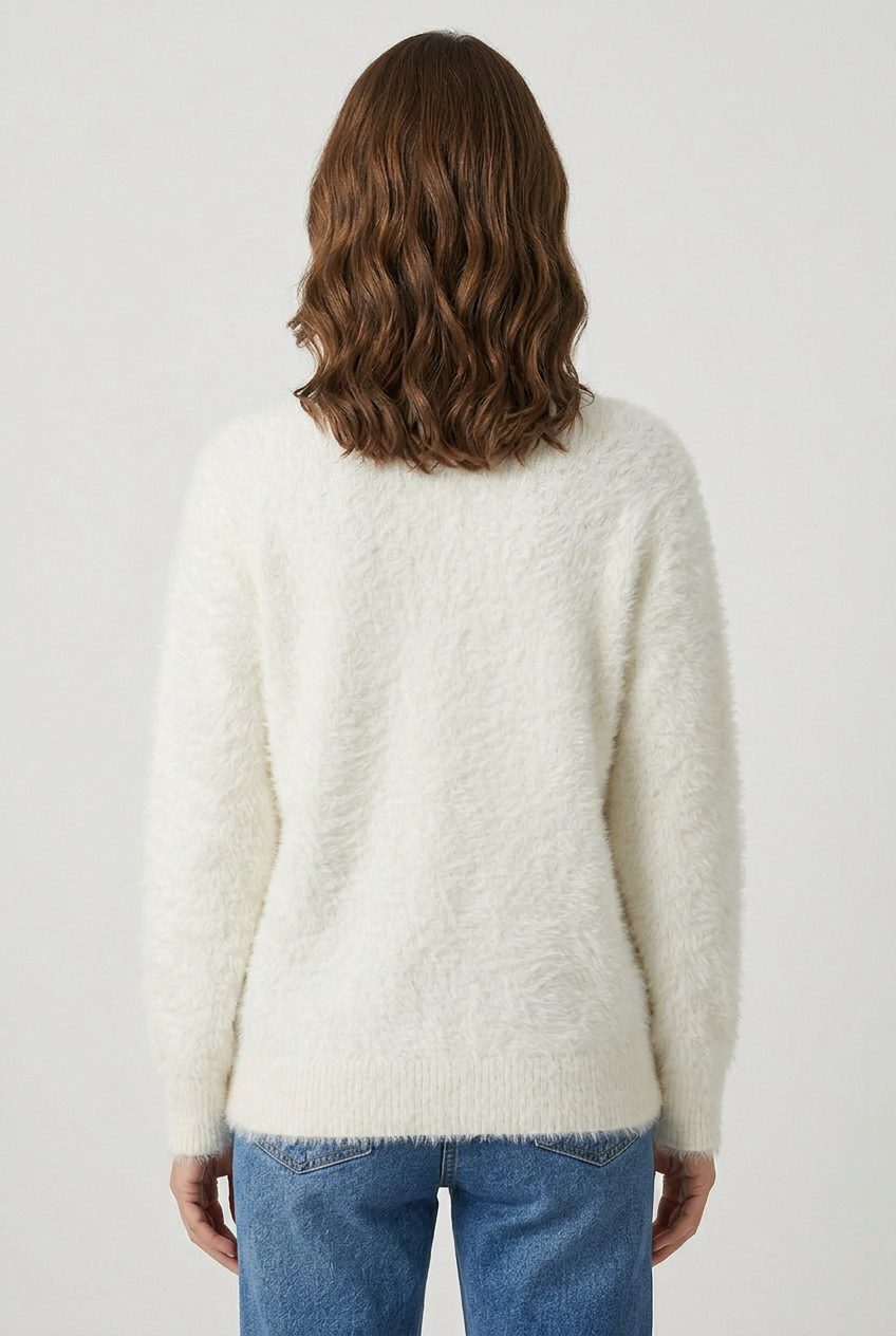 Riva | Button-Down Long Cardigan with V-Neck for Women