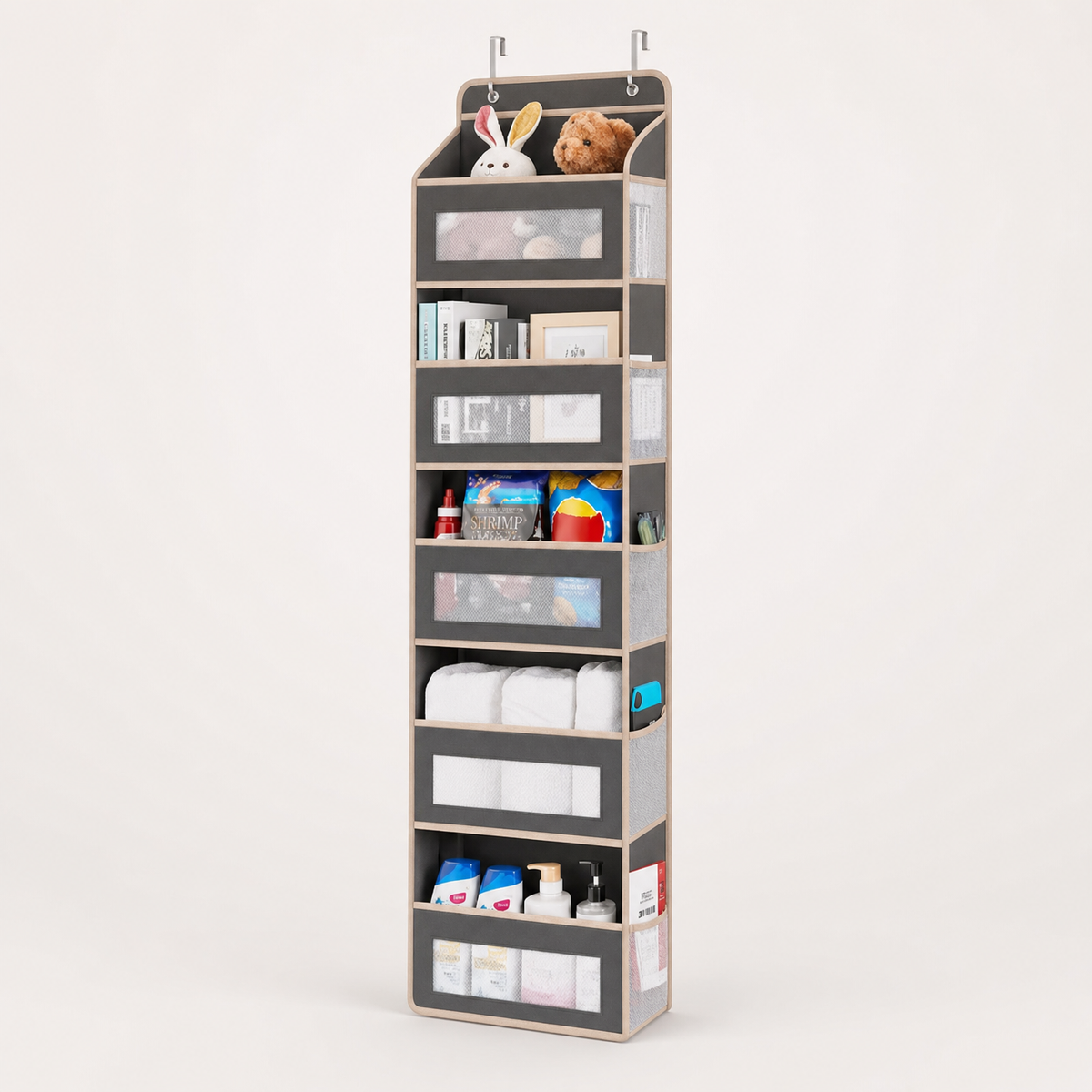 Shelfast – 5-Tier Reinforced Base Hanging Door Organizer