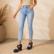 Blue PU Leather