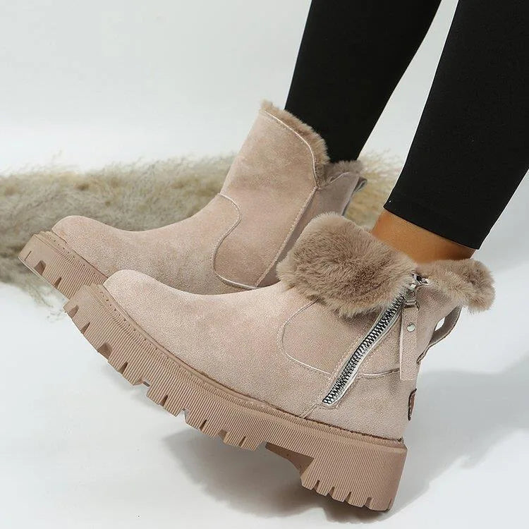 Vernon | Women's Fleece-Lined Suede Winter Boots