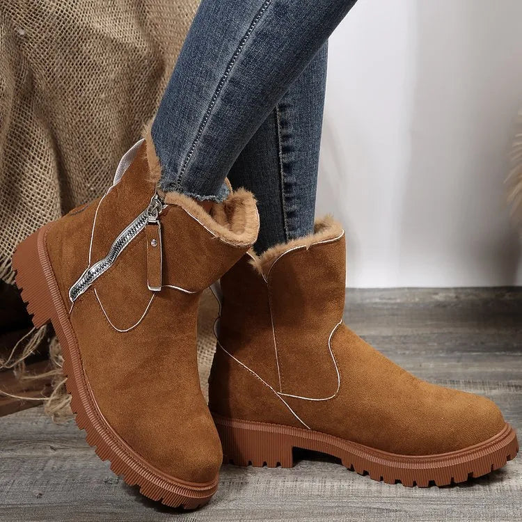 Vernon | Women's Fleece-Lined Suede Winter Boots