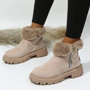 Vernon | Women's Fleece-Lined Suede Winter Boots