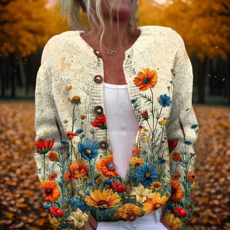 Vintage flower cardigan
