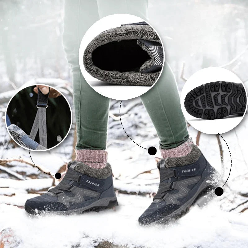 Winter Snow Boots - Faux Fur Lined Water Resistant Women's