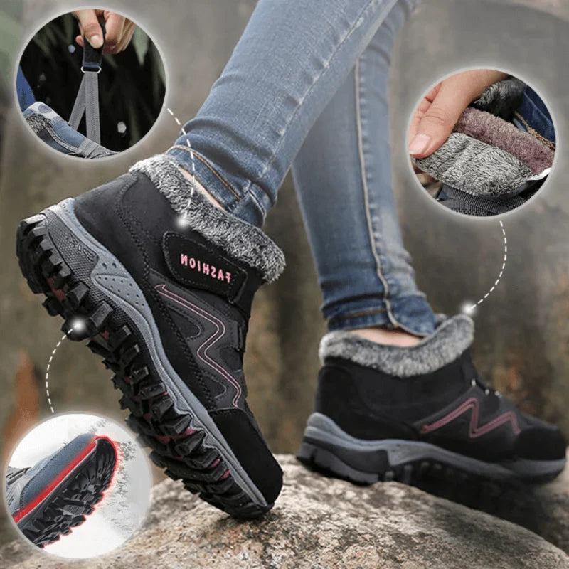 Winter Snow Boots - Faux Fur Lined Water Resistant Women's