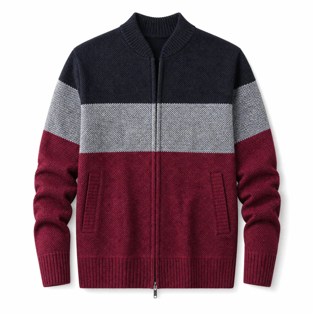 Weston | Men's Colorblock Knit Jacket