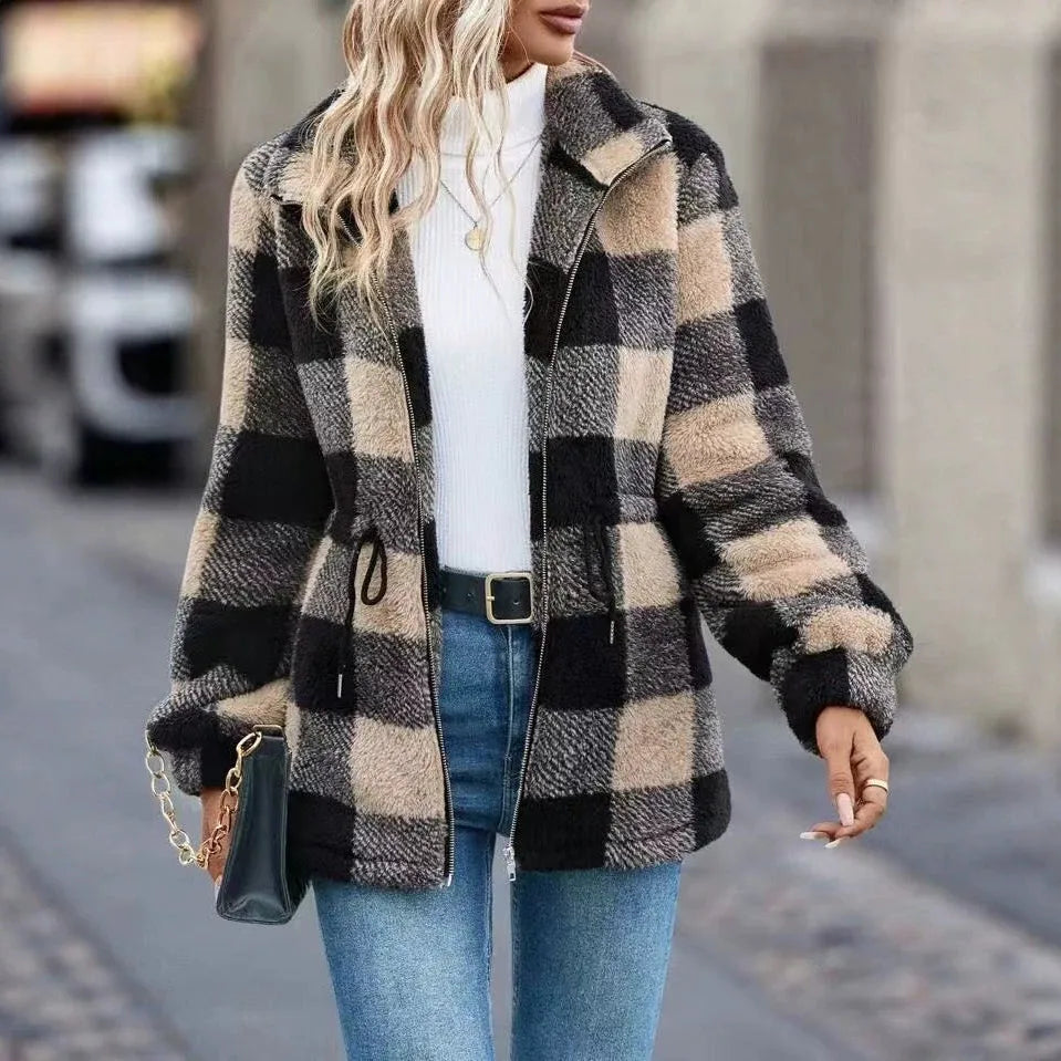 Whitney | Women's Cozy Flannel Cardigan Jacket