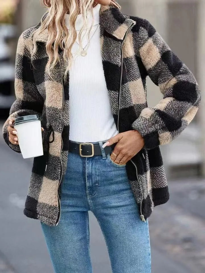 Whitney | Women's Cozy Flannel Cardigan Jacket