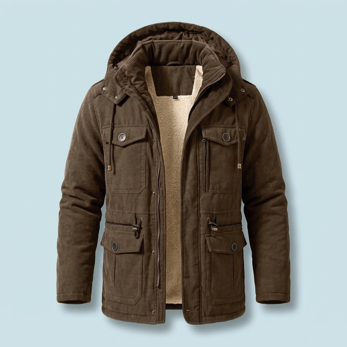 Wilder Fleece Lined Hooded Field Jacket