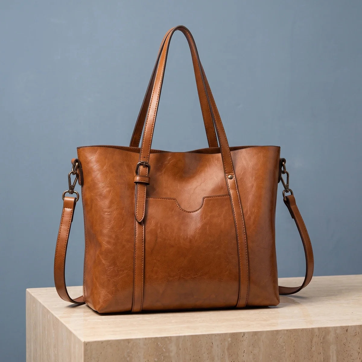 Winifred Vegan Leather Tote Bag