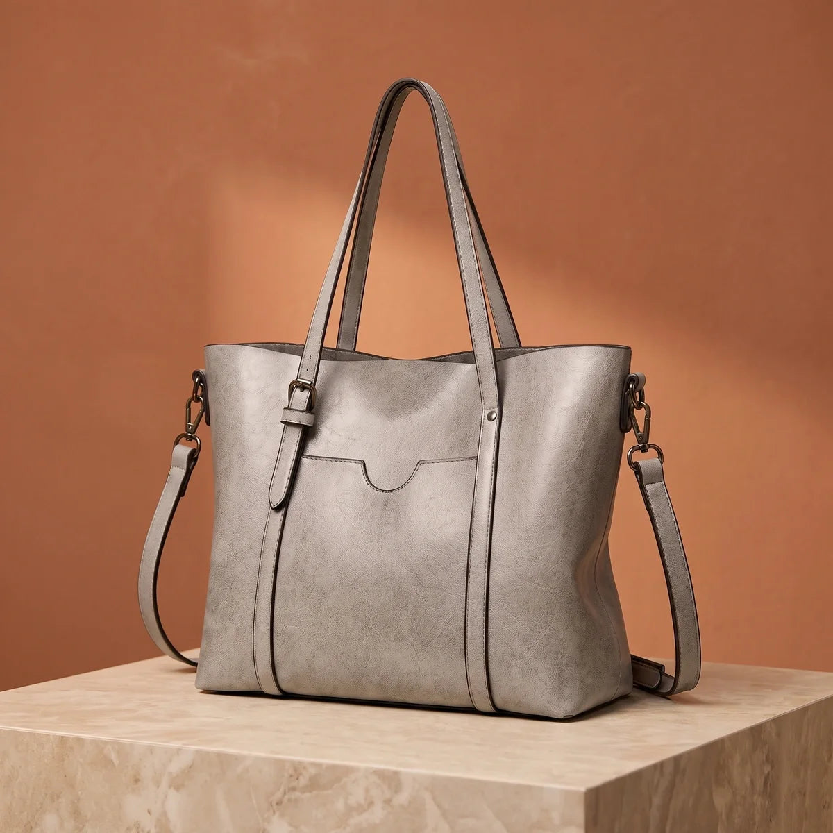 Winifred Vegan Leather Tote Bag
