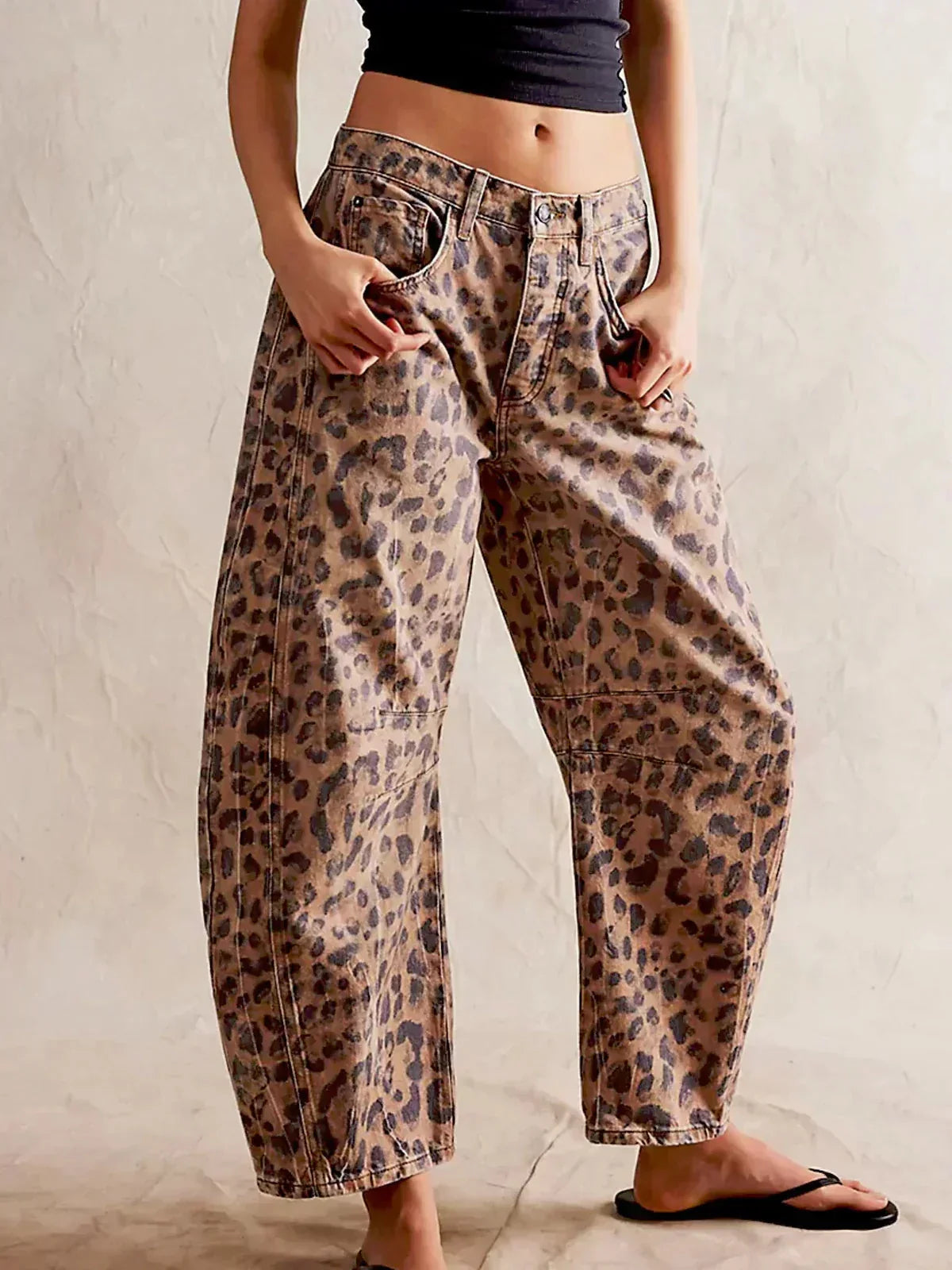 Women's Barrel Jeans | High Waisted Button Fly Fit
