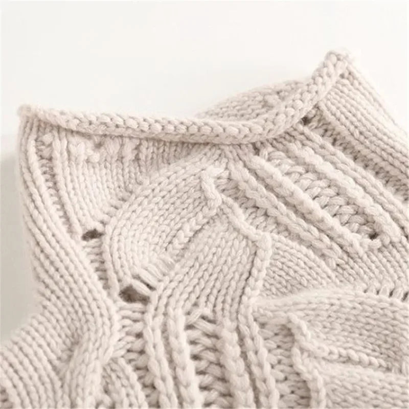 Women's Cashmere Sweater | Cable Knit Turtleneck Long Sleeve