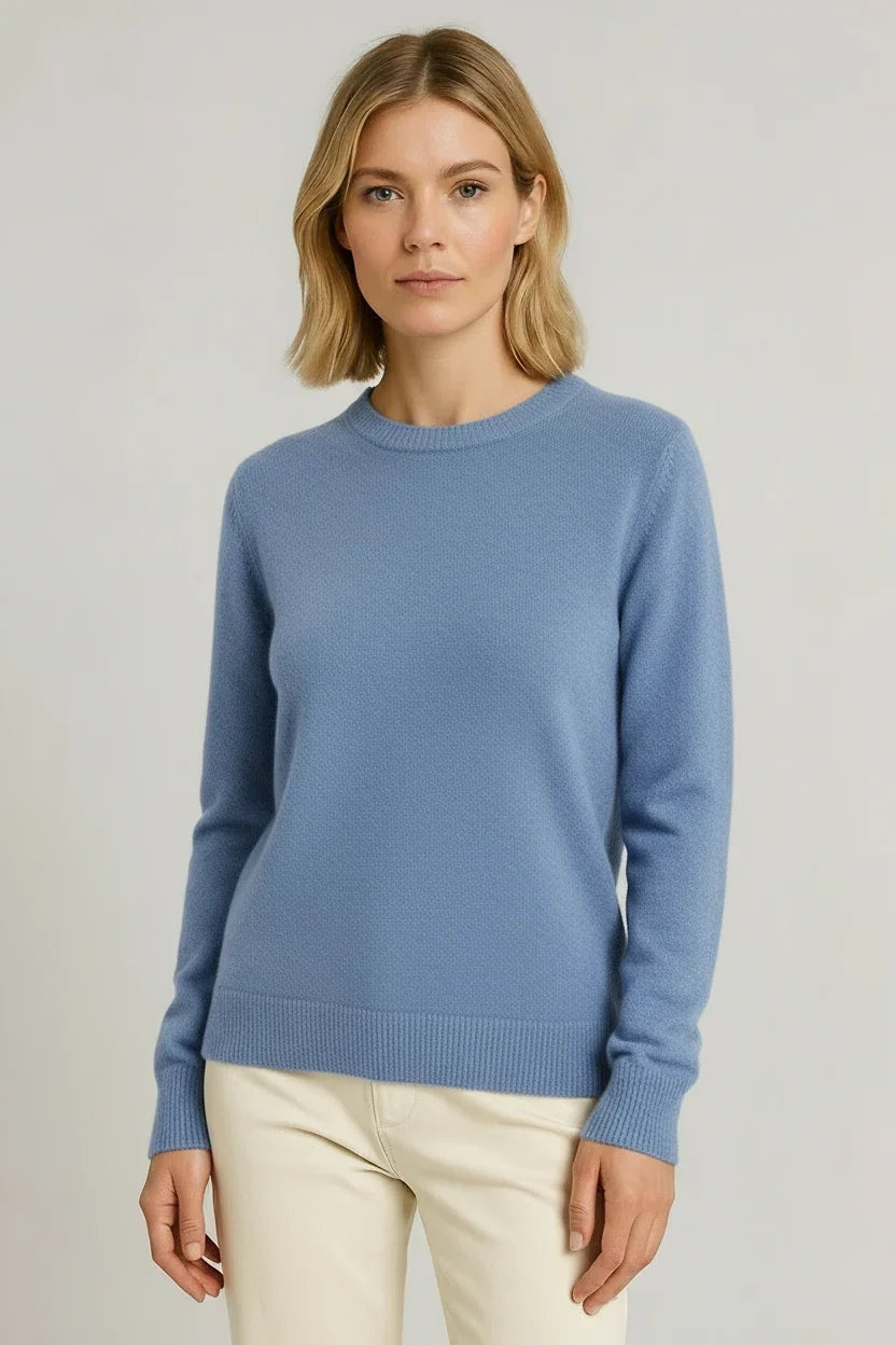 Women's Cashmere Sweater | Crewneck Long Sleeve