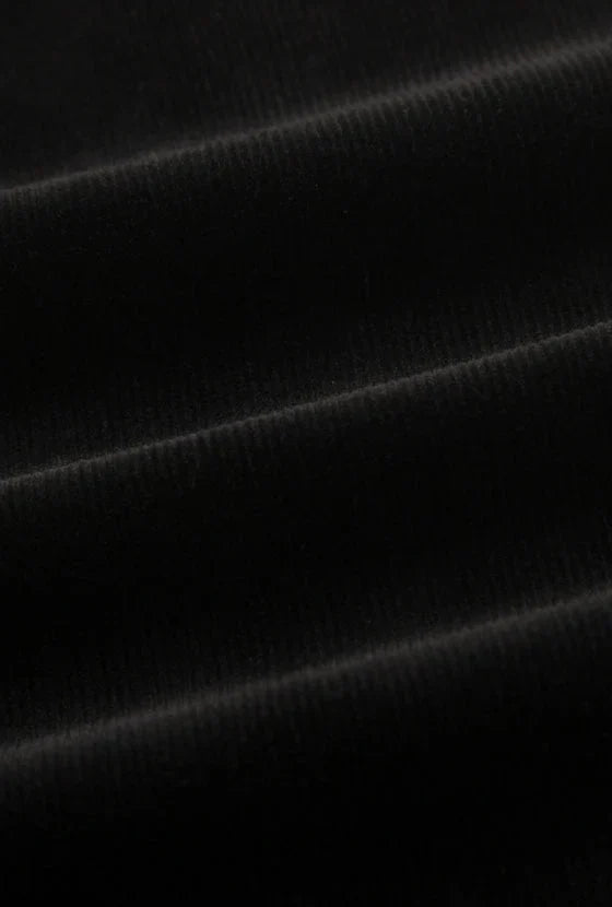 Women's Corduroy Pants | Black Flared Flare Leg