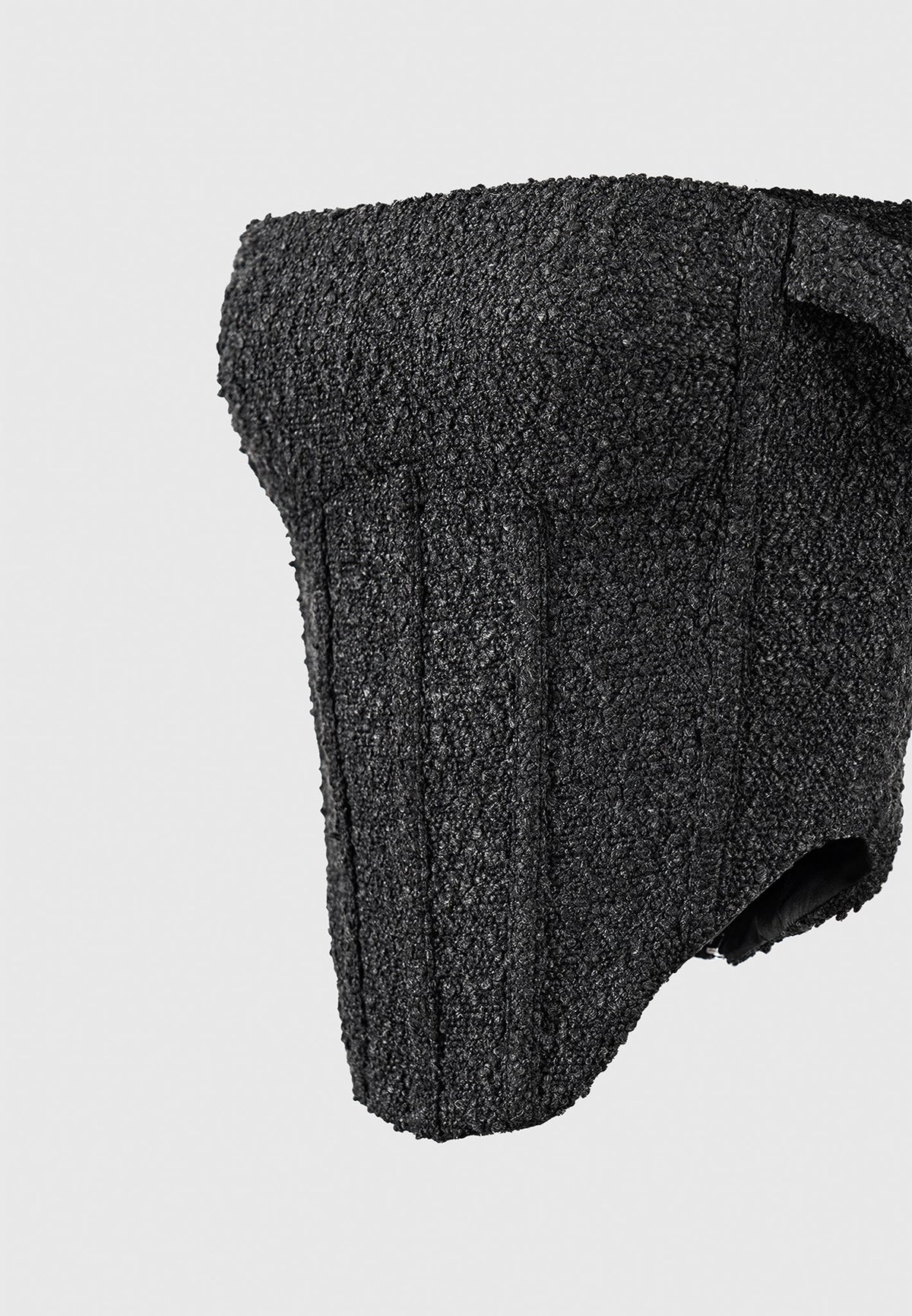 Women's Corset Top | Off Shoulder Bardot Dipped Hem Black