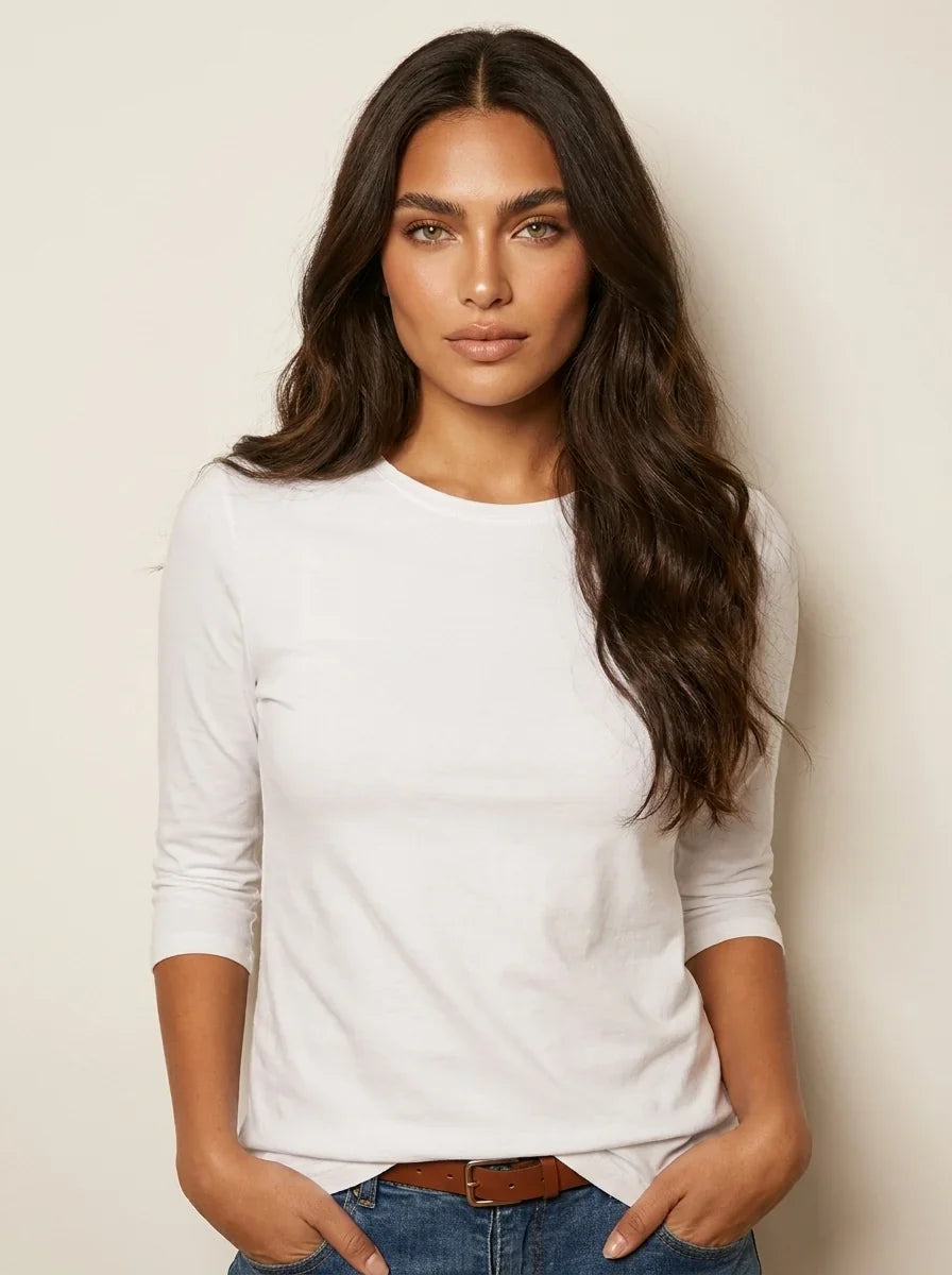 Women's Crewneck Top | Short Sleeve