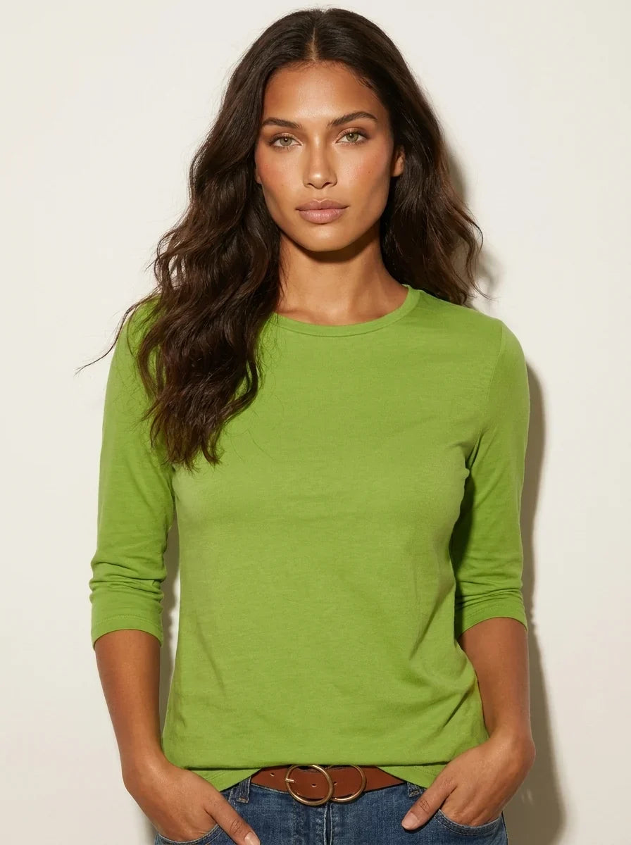 Women's Crewneck Top | Short Sleeve