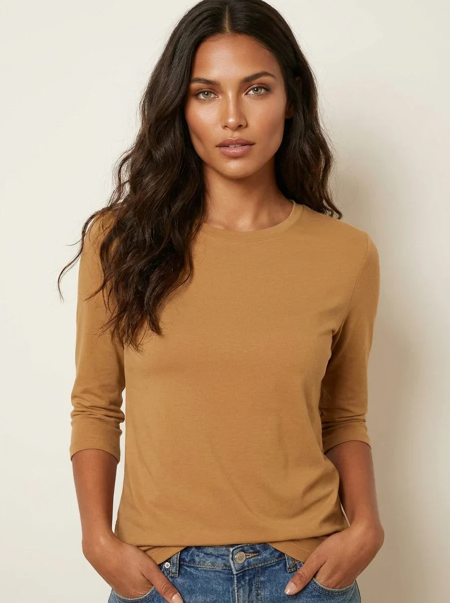Women's Crewneck Top | Short Sleeve