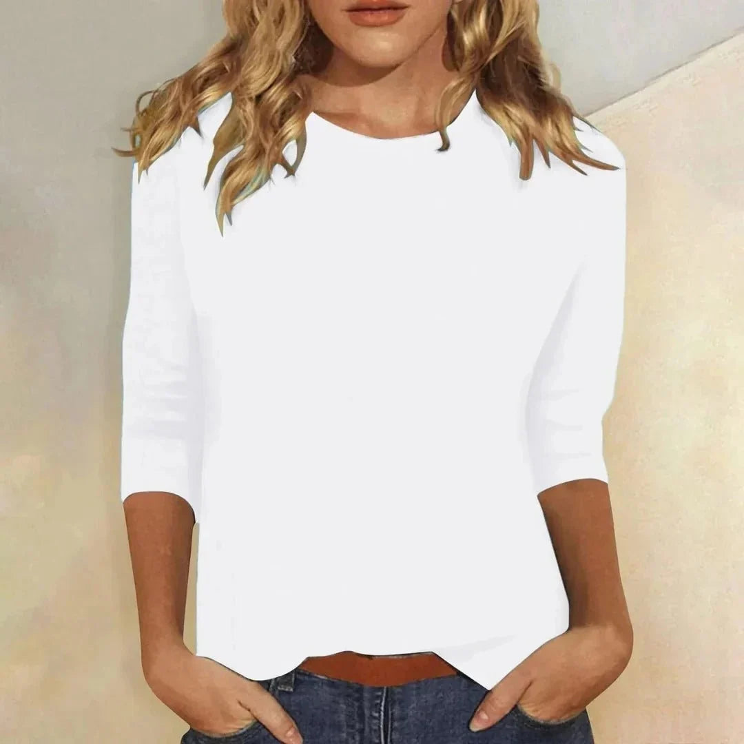 Women's Crewneck Top | Short Sleeve