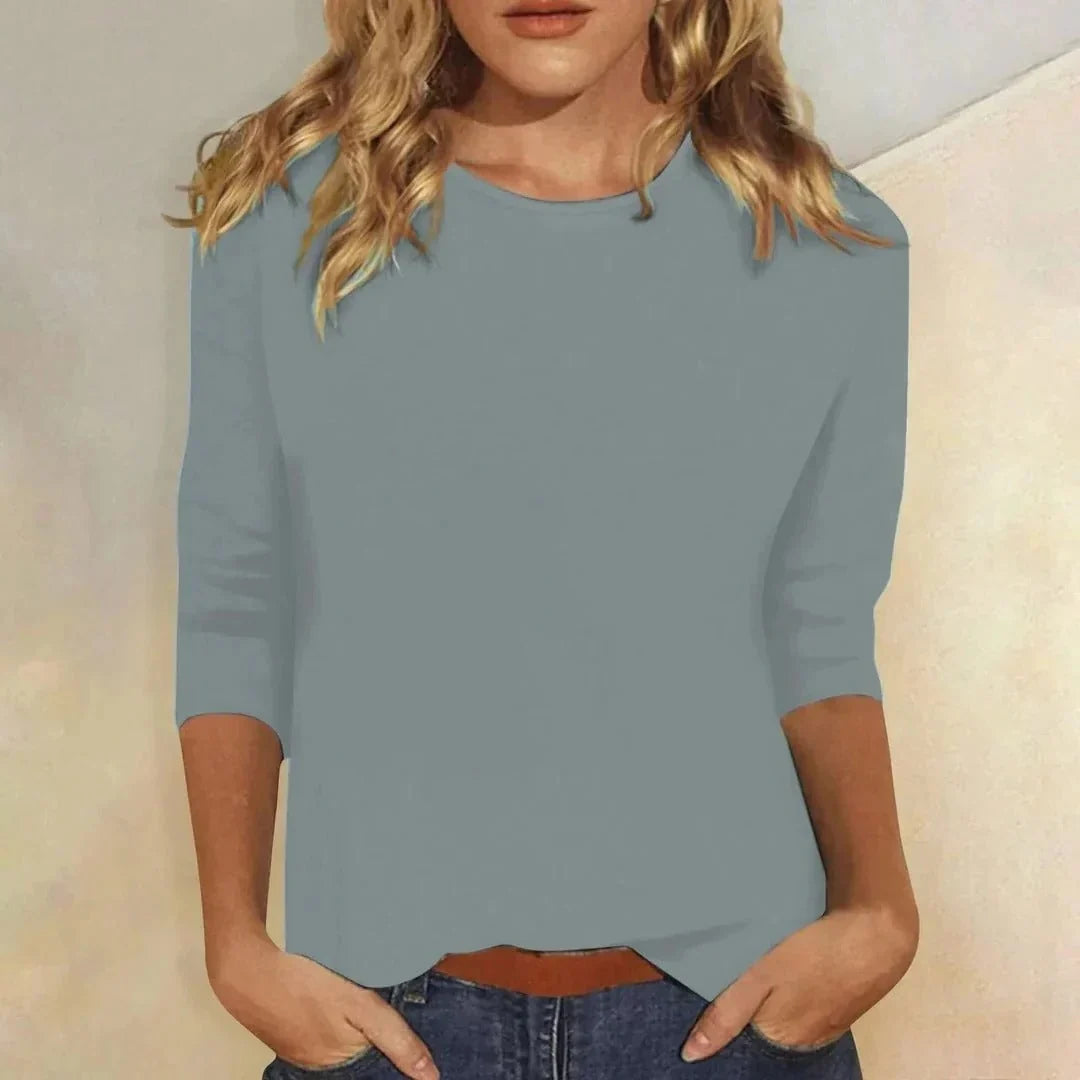 Women's Crewneck Top | Short Sleeve