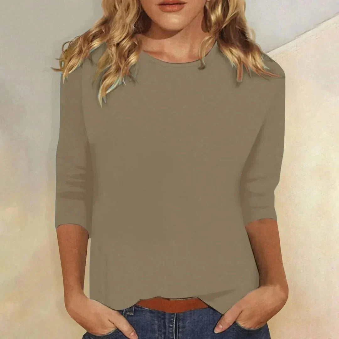 Women's Crewneck Top | Short Sleeve