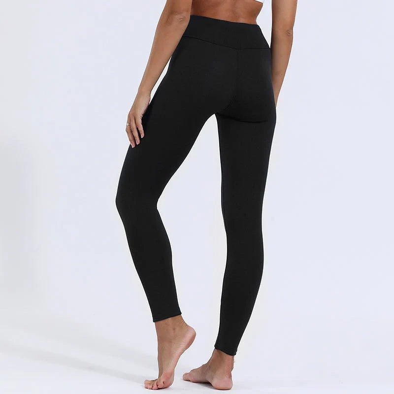 Women's Fleece Leggings | High Waist Sherpa Lined