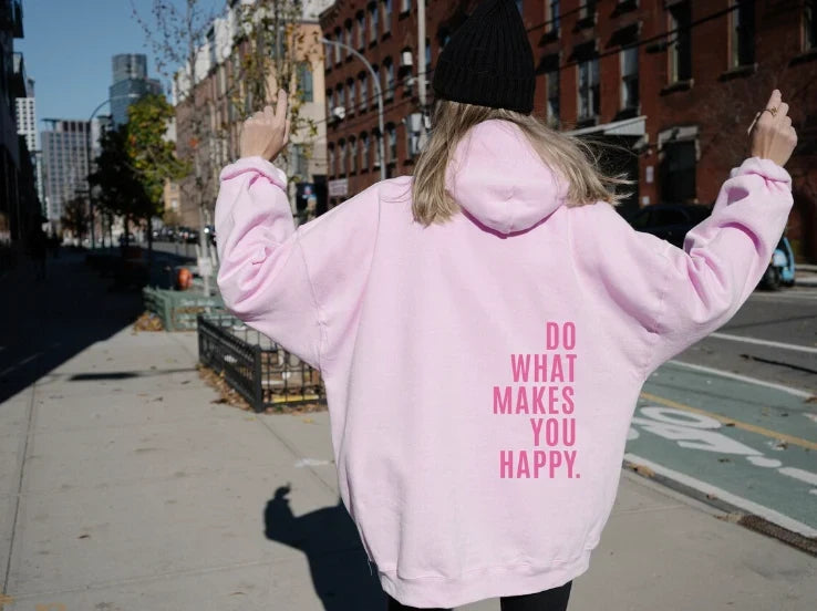 Women's Oversized Sweatshirt | Graphic Print Fit