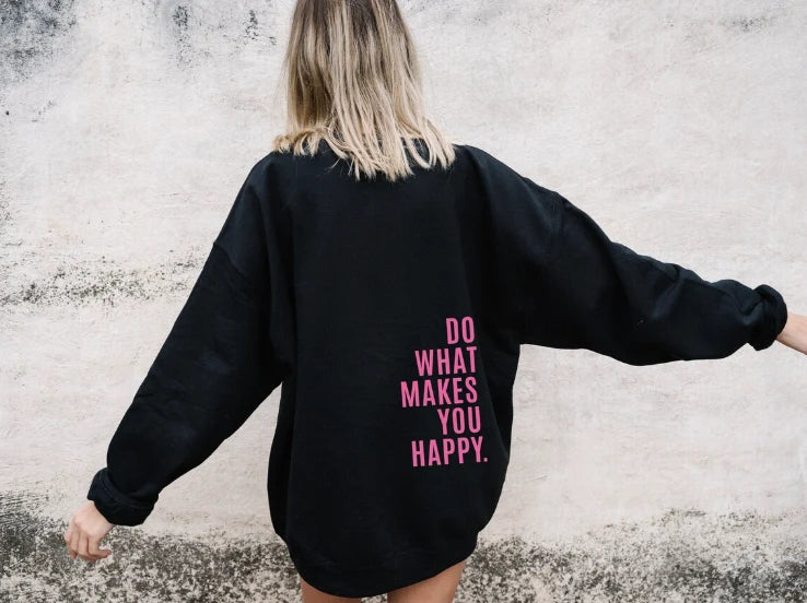 Women's Oversized Sweatshirt | Graphic Print Fit