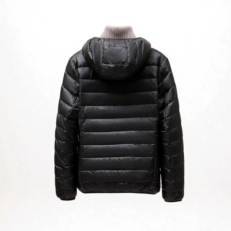 Women's Puffer Jacket | Hooded Lightweight Zip Front