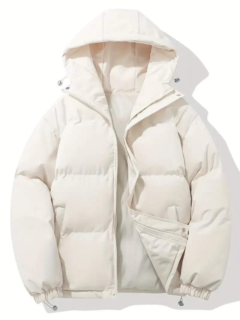 Women's Puffer Jacket | Quilted Hooded Oversized