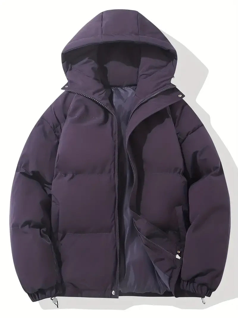 Women's Puffer Jacket | Quilted Hooded Oversized