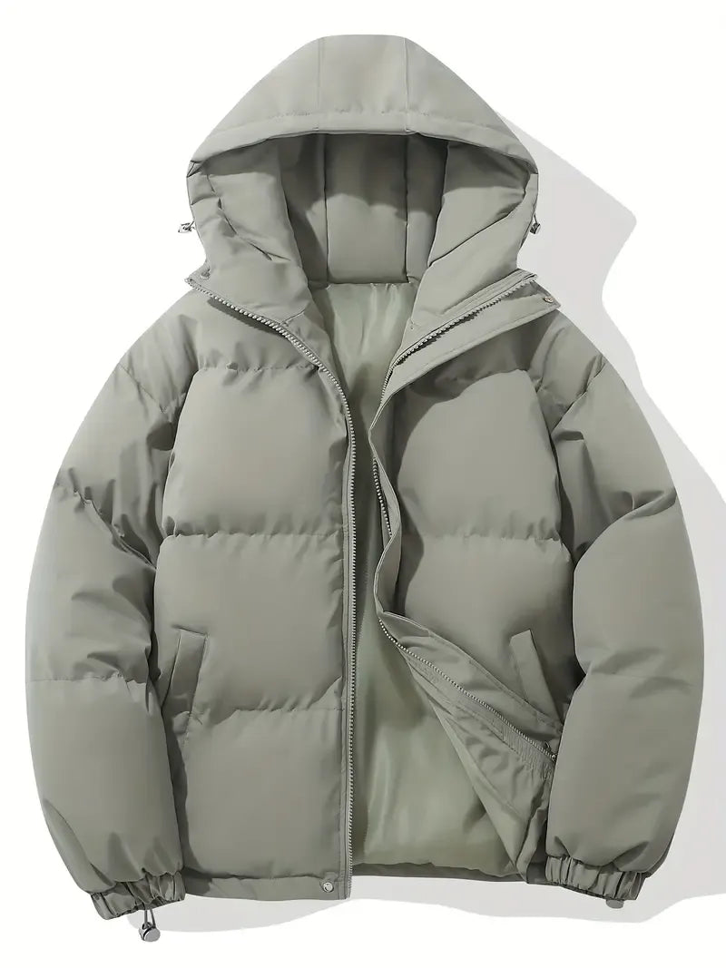 Women's Puffer Jacket | Quilted Hooded Oversized